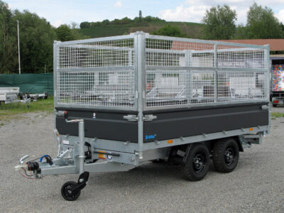 Hapert Cobalt Pro 3500 - 3-Seiten-Kipper - 3500 kg - Gitteraufsatz