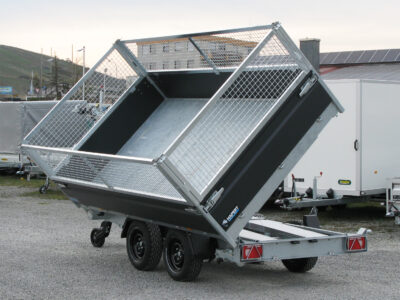 Hapert Cobalt Pro 3500 - 3-Seiten-Kipper - 3500 kg - Gitteraufsatz