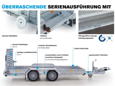 Hapert Indigo LF-2 Parabelfederung - Maschinentransporter - 3500 kg – Image 23