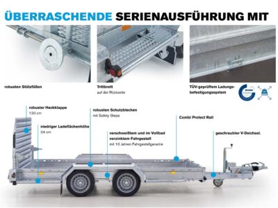 Hapert Indigo LF-2 Parabelfederung - Maschinentransporter - 3500 kg – Image 6