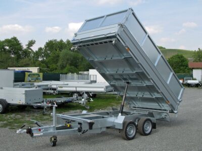 Humbaur HTK 3000.31 ALU Stahlblechaufsatz - 3-Seiten-Kipper - 3000 kg – Image 4