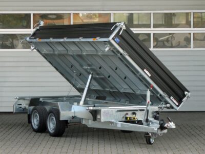 Humbaur HTK 3500.31 STAHL - 3-Seiten-Kipper mit Rampen - 3500 kg – Image 4