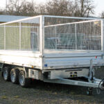Humbaur HTK 3500.41 ALU Tridem Gitteraufsatz - 3-Seiten-Kipper - 3500
