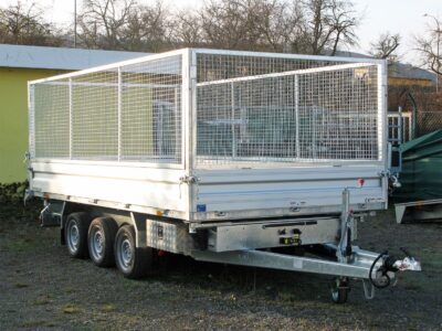Humbaur HTK 3500.41 ALU Tridem Gitteraufsatz - 3-Seiten-Kipper - 3500 – Image 2