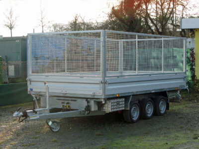Humbaur HTK 3500.41 ALU Tridem Gitteraufsatz - 3-Seiten-Kipper - 3500 – Image 3
