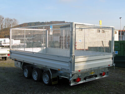 Humbaur HTK 3500.41 ALU Tridem Gitteraufsatz - 3-Seiten-Kipper - 3500 – Image 7