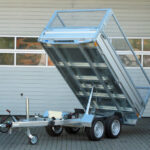 Humbaur HUK 272715 E-Pumpe Gitteraufaufstz - Rückwärtskipper - 2700 kg