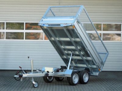 Humbaur HUK 272715 E-Pumpe Gitteraufaufstz - Rückwärtskipper - 2700 kg – Image 2