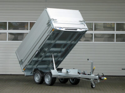 Humbaur HUK 272715 E-Pumpe u. BW-Aufsatz - Rückwärtskipper - 2700 kg – Image 3