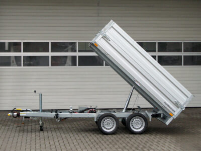 Humbaur HUK 272715 E-Pumpe u. BW-Aufsatz - Rückwärtskipper - 2700 kg – Image 3