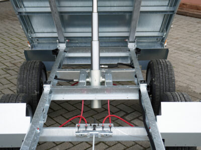 Humbaur HUK 272715 mit Gitteraufsatz - Rückwärtskipper - 2700 kg – Image 15
