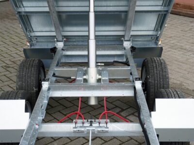 Humbaur HUK 272715 mit Gitteraufsatz - Rückwärtskipper - 2700 kg – Image 16