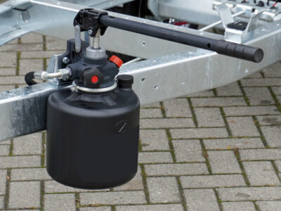 Humbaur HUK 272715 mit Gitteraufsatz - Rückwärtskipper - 2700 kg – Image 21