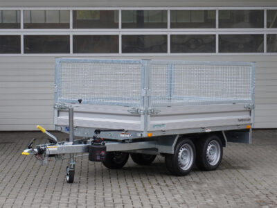 Humbaur HUK 272715 mit Gitteraufsatz - Rückwärtskipper - 2700 kg – Image 5
