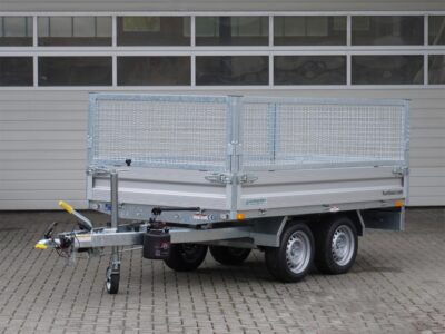 Humbaur HUK 272715 mit Gitteraufsatz - Rückwärtskipper - 2700 kg – Image 6