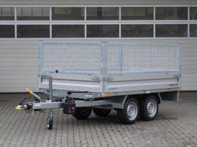Humbaur HUK 272715 mit Gitteraufsatz - Rückwärtskipper - 2700 kg – Image 6