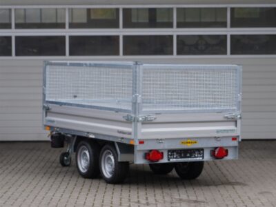 Humbaur HUK 272715 mit Gitteraufsatz - Rückwärtskipper - 2700 kg – Image 8