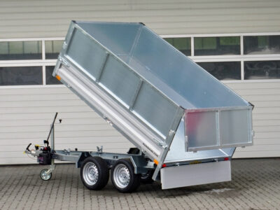 Humbaur HUK 272715 mit Stahlblechaufsatz - Rückwärtskipper - 2700 kg – Image 3