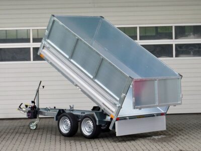 Humbaur HUK 272715 mit Stahlblechaufsatz - Rückwärtskipper - 2700 kg – Image 4