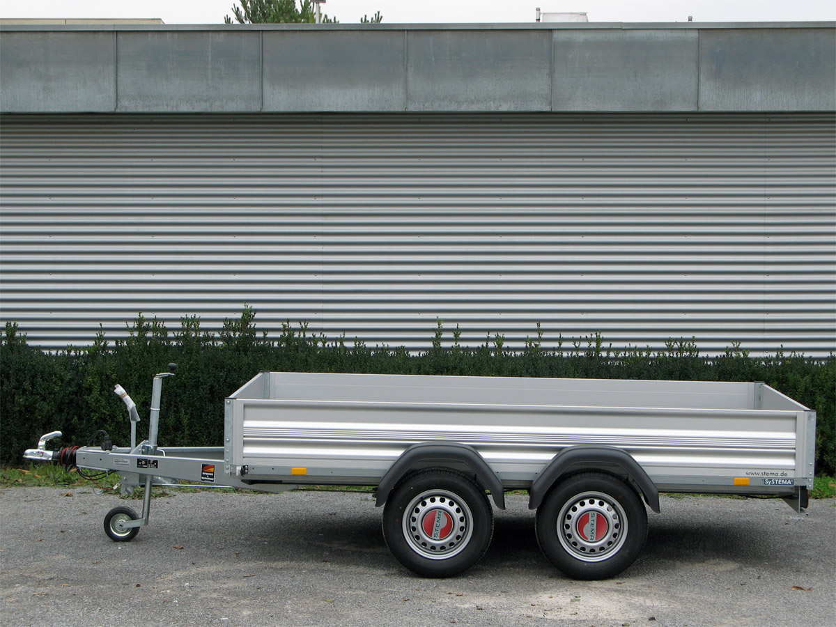 STEMA STL 2000 O2 20-30-15.2 COC Alu - Tandemanhänger - 2000 kg STEMA STL 2000 O2 20-30-15.2 COC Alu - Tandemanhänger - 2000 kg – Image 1