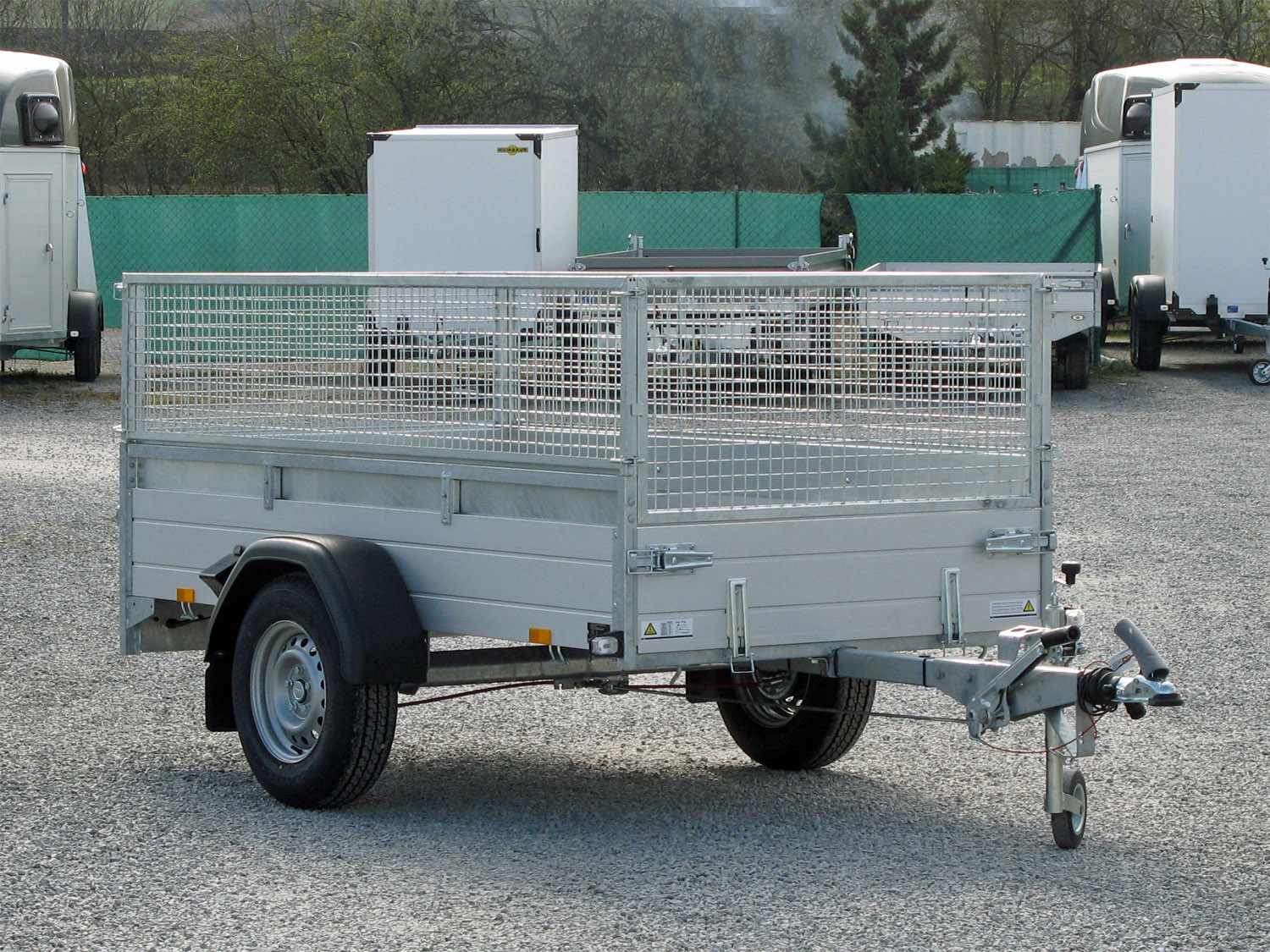 Saris McAlu Pro DV 135 - Einachsanhänger mit Gitteraufsatz - 1350 kg Saris McAlu Pro DV 135 - Einachsanhänger mit Gitteraufsatz - 1350 kg – Image 1