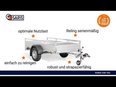 Saris McAlu Pro DV 75 - Einachsanhänger - 750 kg – Image 11