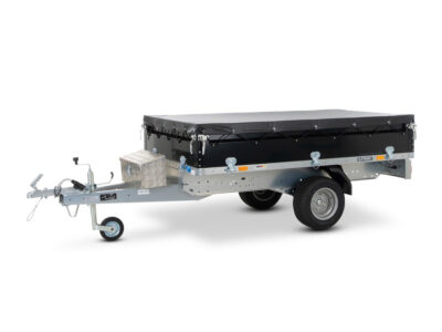 Stema SHP O1 7.5-21-13.1 Schwarz mit Flachplane - 750 kg