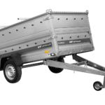 Einachsanhänger 264×125 UNITRAILER FORCE 264 KIPP mit BIS-Seitenwänden und Aluminiumabdeckung