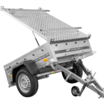 Einachsanhänger 750 kg 150×106 Garden Trailer 150 KIPP mit Alu-Deckel
