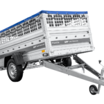 Leichter Anhänger auf Federn 230×125 UNITRAILER FORCE 230/R KIPP mit Gitterwänden, H-0-Rahmen