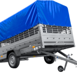 PKW-Anhänger 264×150 UNITRAILER GARDEN 265 KIPP mit Gitteraufsatz, Hochspriegel H-800