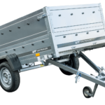 Pkw Anhänger Kipper 230×125 Garden Trailer 230 KIPP Unitrailer 750 kg mit Stützrad und zusätzlichen Bordwänden