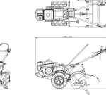 Herkules Bodenfräse SF 600 D / GX160 – Image 3
