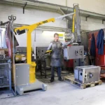 Halbelektrischer Werkstattkran – Max. Hubhöhe 2425 mm – Max. Tragfähigkeit 150 kg – Image 4