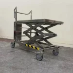Edelstahl-Hubtisch – Max. Hubhöhe 980 mm – Max. Tragfähigkeit 200 kg – Image 4