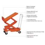 Neigbarer Hubtisch – Max. Hubhöhe 1570 mm – Max. Tragfähigkeit 800 kg – Image 3