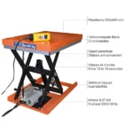Fester elektrischer Hubtisch 380V – Max. Hubhöhe 770 mm – Max. Tragfähigkeit 500 kg – Image 3